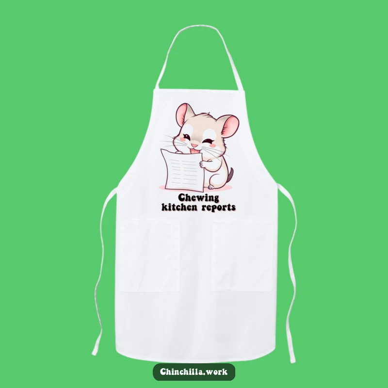 Funny Chinchilla Apron: Mischievous Chef Humor, Perfect Gift for Cooks