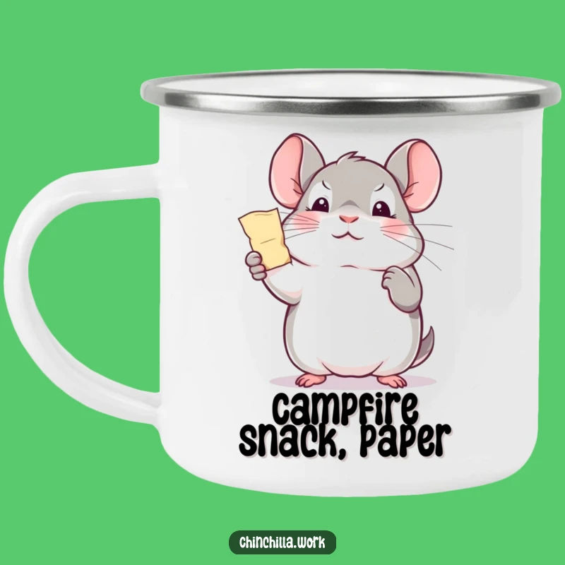 Funny Office Chinchilla Triumph Camping Mug - Victory Brew Gift