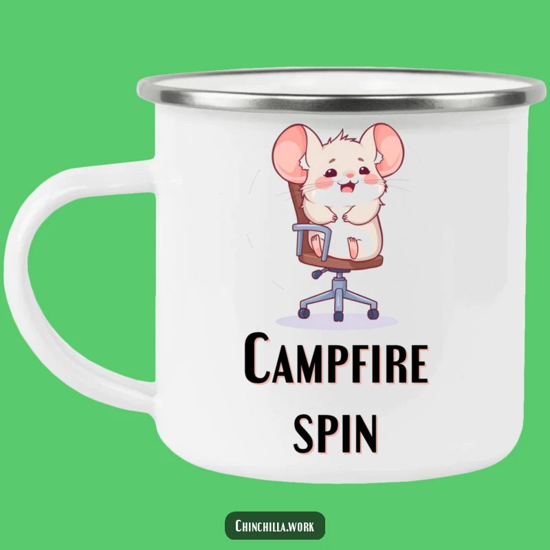 Funny Chinchilla Adventure Mug: Spin Through Your Day with This Rodent