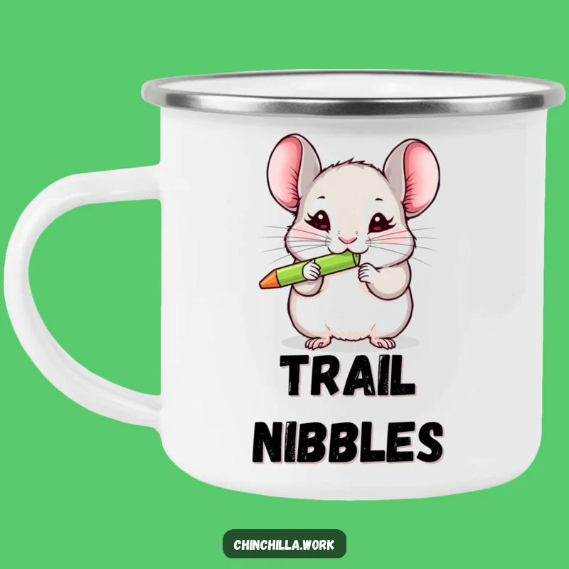 Funny Chinchilla Adventure Mug: Sip & Smile with This Pen-Loving Explorer