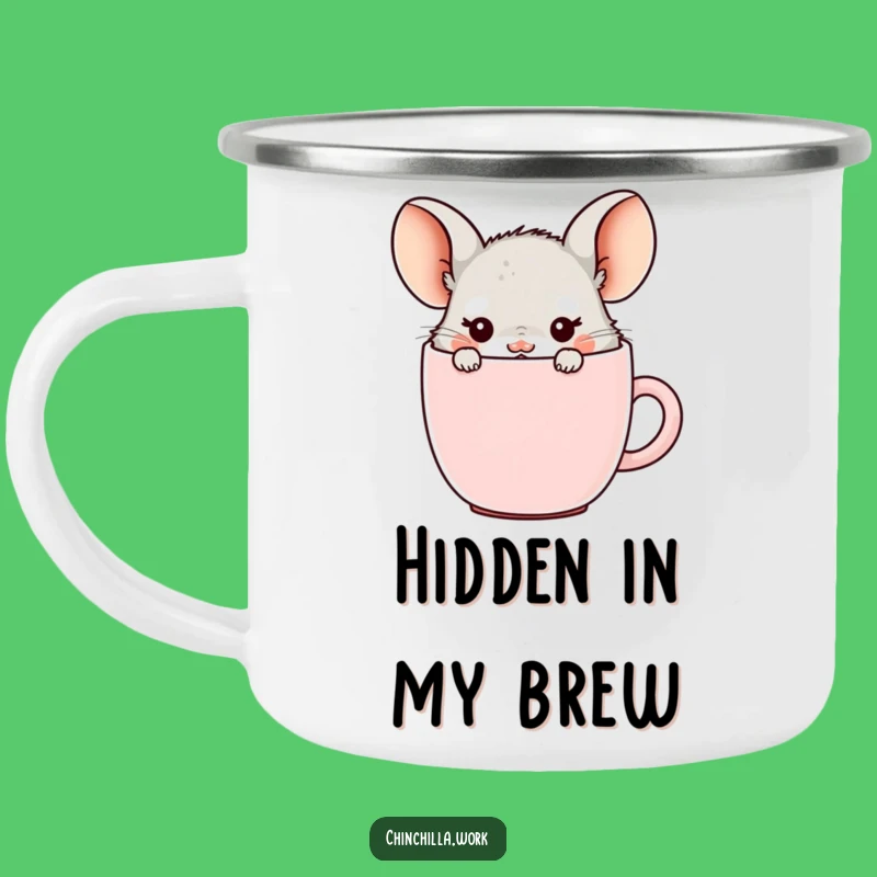 Funny Office Chinchilla Mug Camping Mug - Morning Adventure Gift