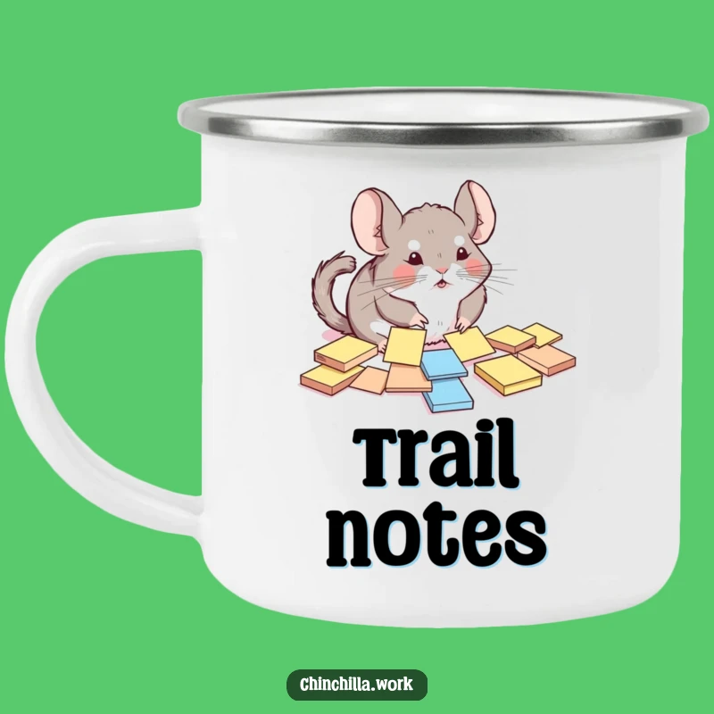 Funny Chinchilla Adventure Mug: Sip & Organize with This Rodent