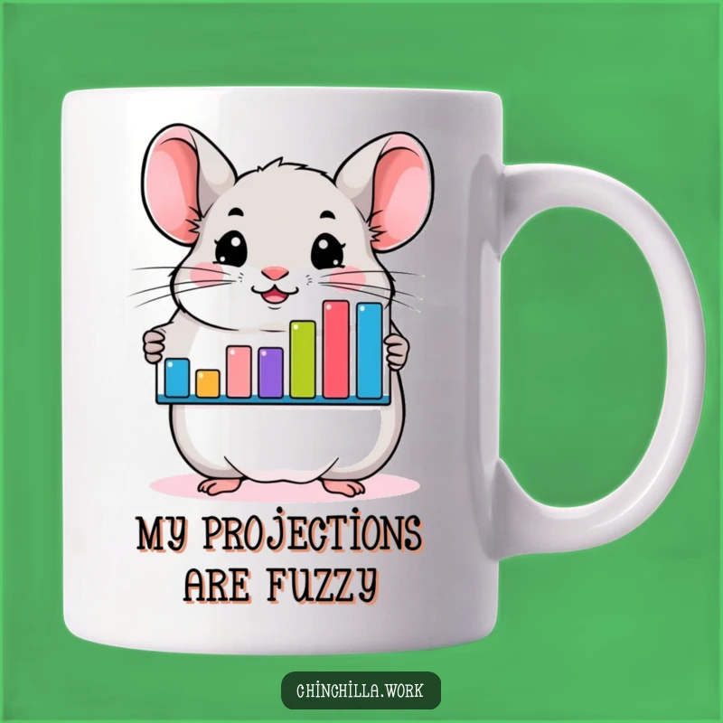 Funny Chinchilla Business Whiz Mug - Hilarious Gift for Office Success!