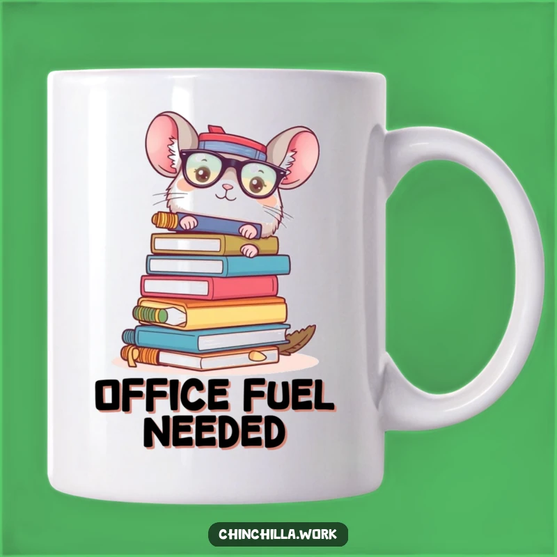 Funny Chinchilla Office Chaos Mug - Relatable Work Humor and a Great Gift