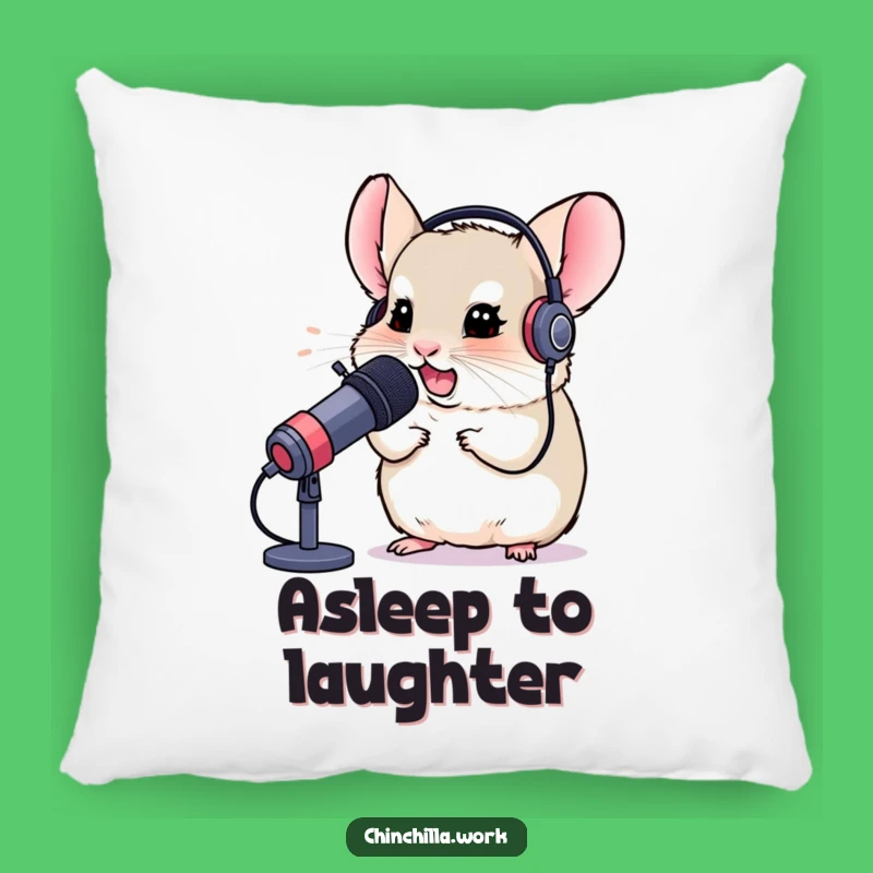 Funny Chinchilla Pillow - Cozy Gaming Headset Cushion, Great Funny Gift for Streamers