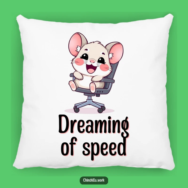 Funny Kawaii Chinchilla Chair Slide Pillow - Cozy Comfort with Adorable Humor