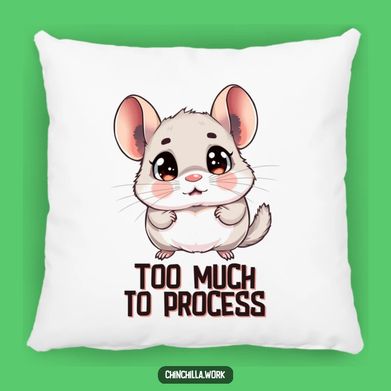 Funny Chinchilla Surprise Pillow - Comfy & Hilarious Accent