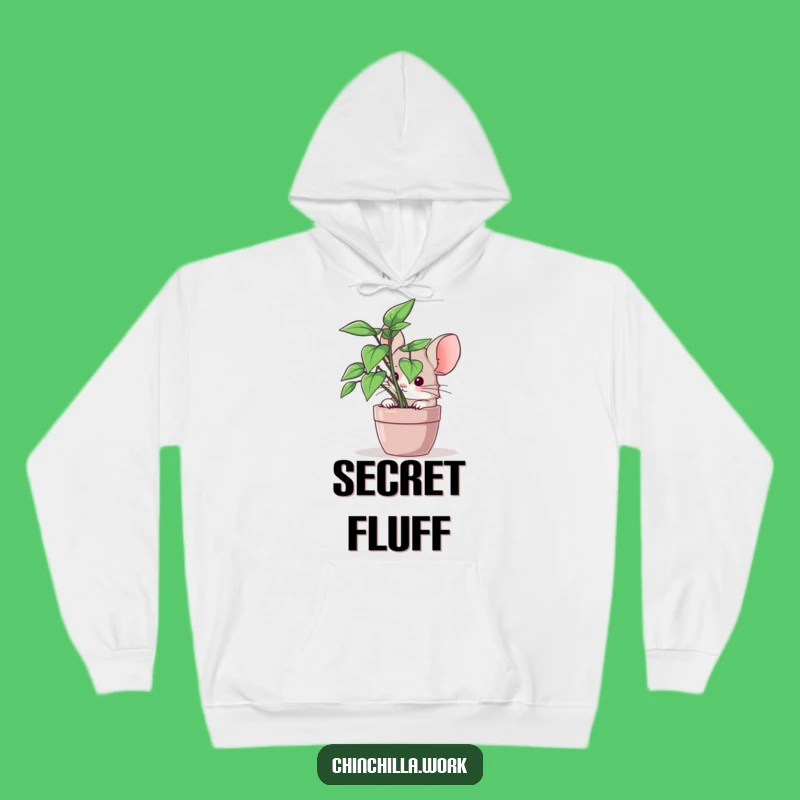 Funny Chinchilla Camouflage Hoodie - Cozy & Hilarious Office Wear Gift!