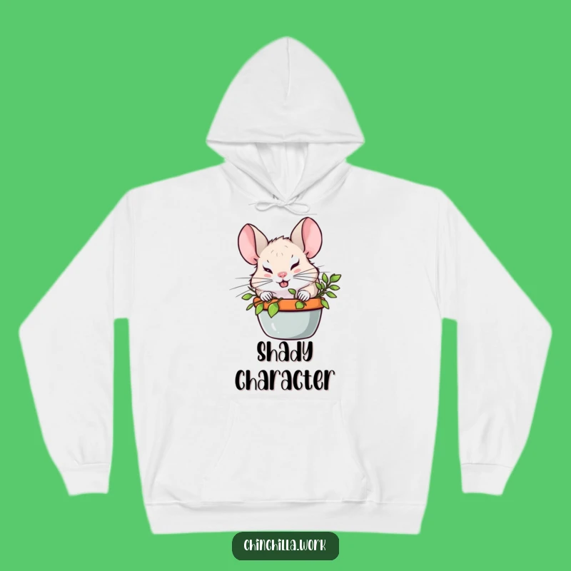 Funny Chinchilla Secret Keeper Hoodie: Hilarious Mischief Design for Cozy Fun