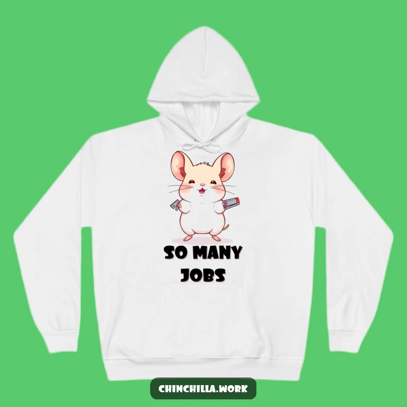 Funny Chinchilla Juggler Hoodie - Cozy Balance Sweatshirt, Great Funny Gift