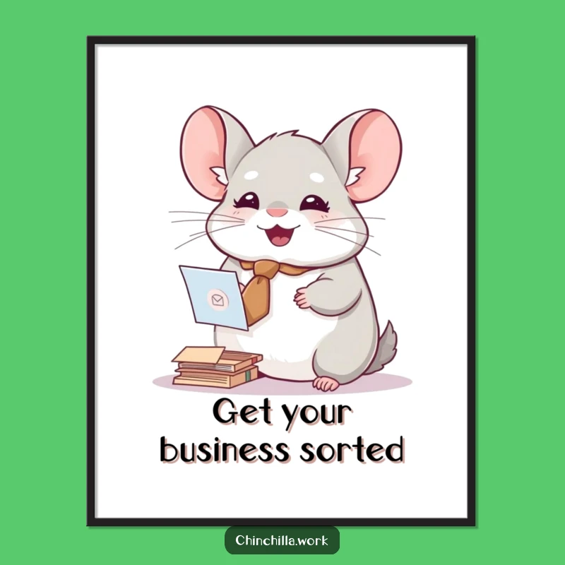Sophisticated Free Printable Wall Art: Mail Chinchilla Artist, Elegant Downloadable Art