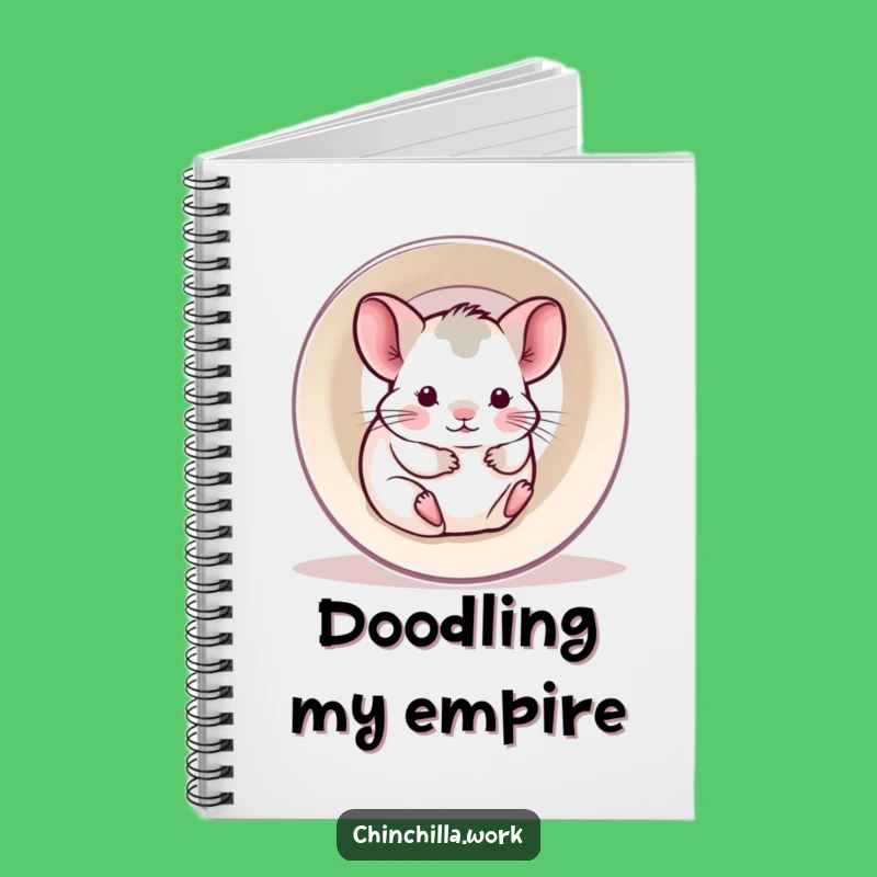 Funny Kawaii Office Chinchilla Notebook: Joyful Notes, Cute & Practical Gift