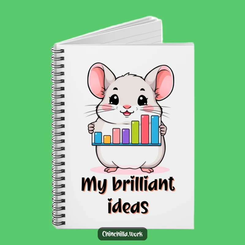 Funny Chinchilla Ideas Notebook - Hilarious Journal for Work & Fun!