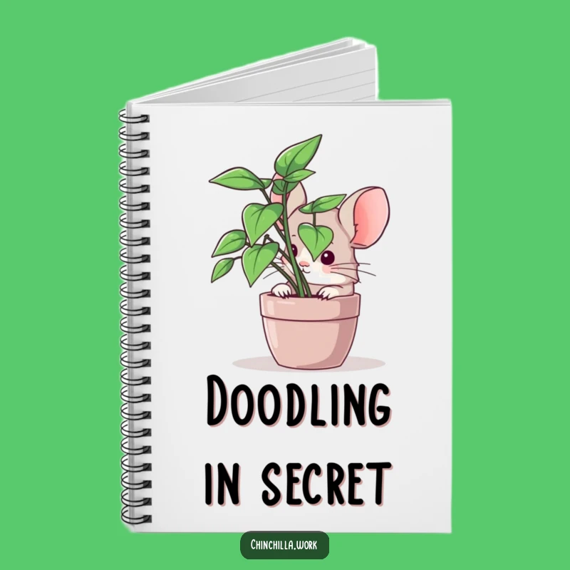 Funny Chinchilla Secret Notes Notebook - Hilarious Journal for Ideas!