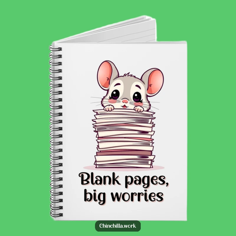 Funny Notebook: Chinchilla Paper Trail Journal, Comical Gift for Office Notes