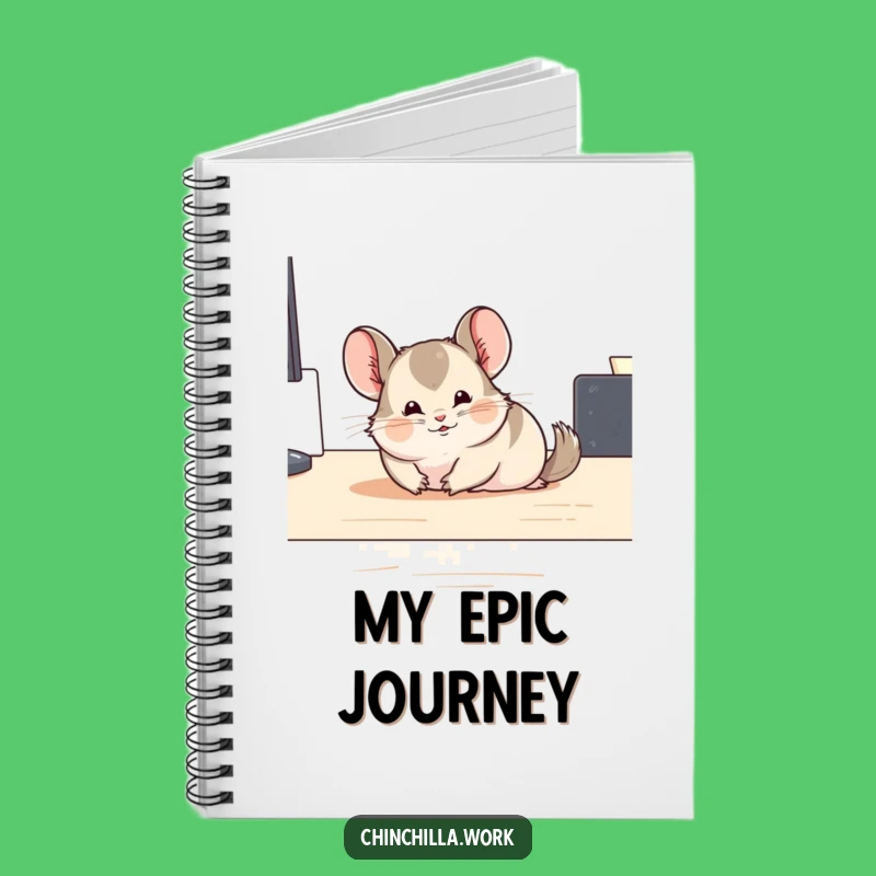 Funny Sliding Chinchilla Notebook: Jot Down Ideas with Comical Flair