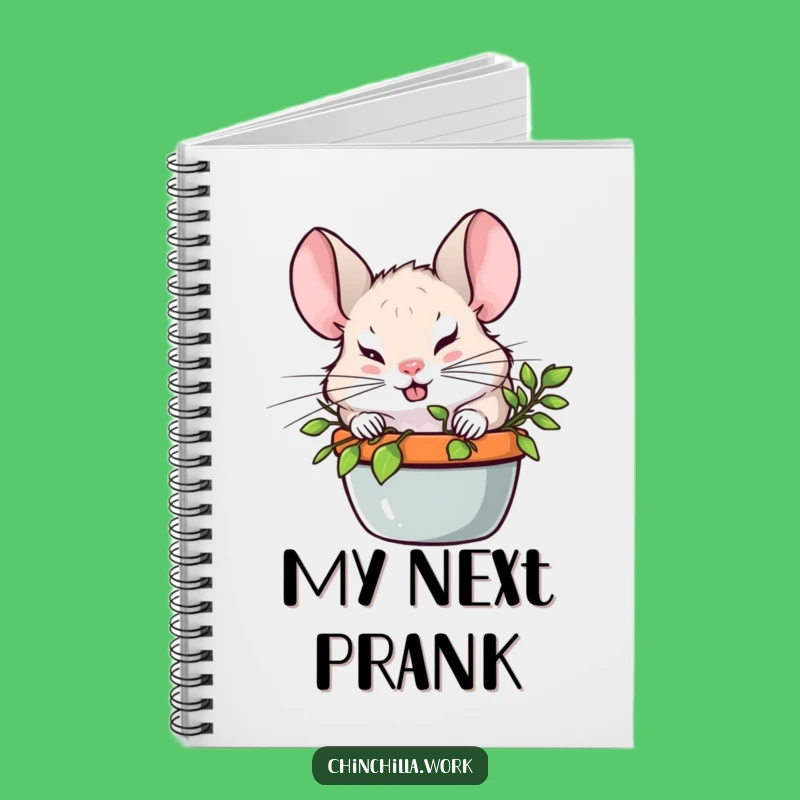 Funny Chinchilla Secret Plans Notebook: Hilarious Mischief Design for Creative Ideas