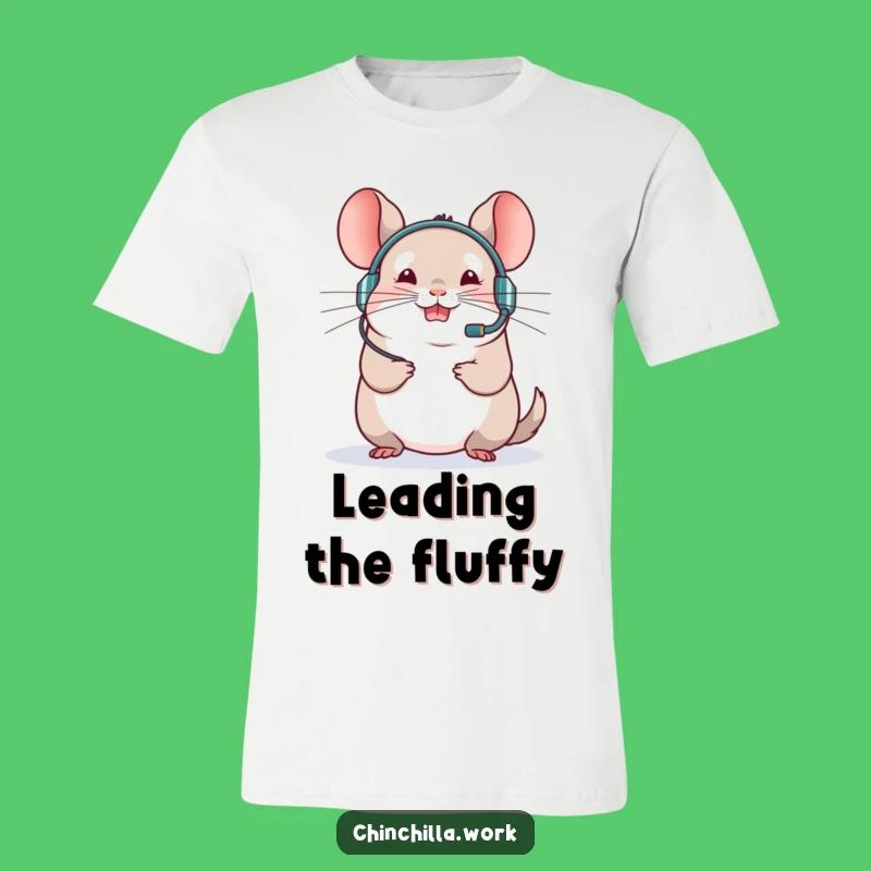 Funny Chinchilla Meeting T-Shirt - Hilarious Remote Work Tee