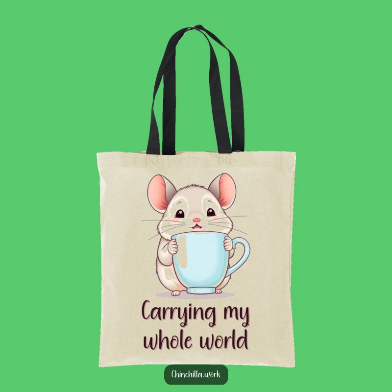 Funny Chinchilla Delight Tote Bag - Carry Your Joyful Style