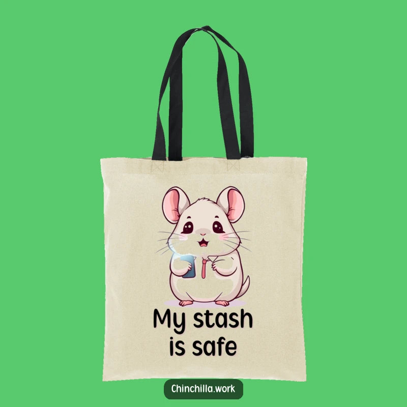 Funny Kawaii Office Chinchilla Tote Bag: Surprise Light, Cute & Practical Funny Gift